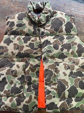 RARE 70’s Sundance Reversible Goose Down/Feather Hunting Vest